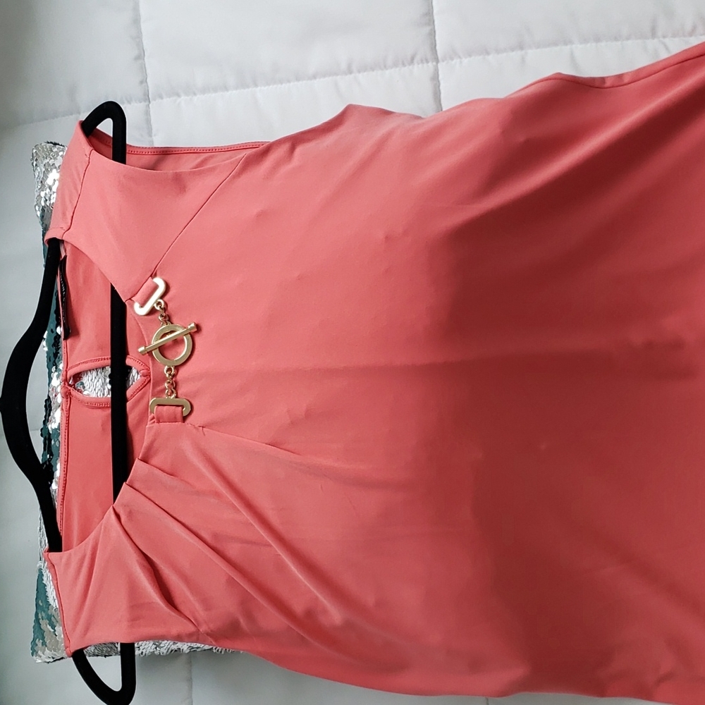 Ivanka Trump Coral Top